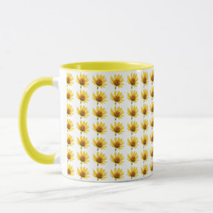 Taza Bomba de fotos de flores amarillas
