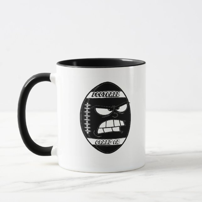 Taza Bomba de fútbol personalizado para Grand Pa (Izquierda)