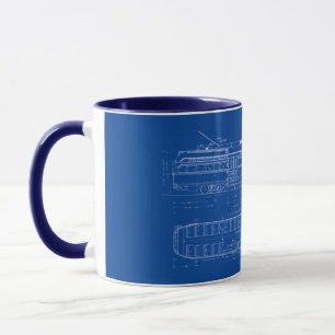 Taza Bomba de impresión azul PCC (actualizada)