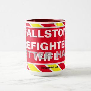 TAZA BOMBA DE MEDIA ESPOSA DE FALLSTON FIREFIGHTER