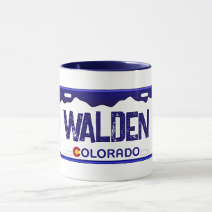 Taza Bomba de placa azul Walden Colorado