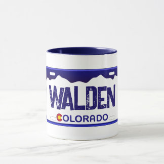 Taza Bomba de placa azul Walden Colorado