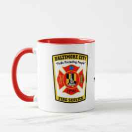 Taza Bomba del servicio de bomberos de la ciudad de Bal