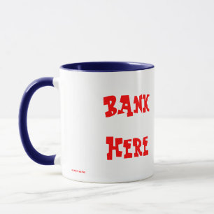 TAZA BOMBAS DE CAFÉ DIVERTIDAS - BANCO DE PIGGY - BANCO
