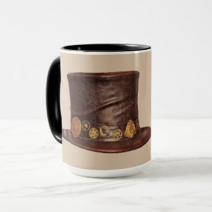 TAZA BOMBAS DE CAFÉ EN LA PARTE SUPERIOR DE STEAMPUNK