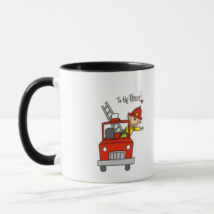 Taza Bombero de Palitos al Rescate