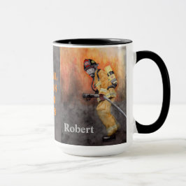 Taza Bombero Mug No Todos Los Héroes Llevan Capas