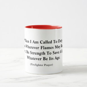 Taza Bomberos Rezando Mug