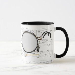 Taza - bombo que marcha con partitura