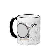 Taza - bombo que marcha con partitura