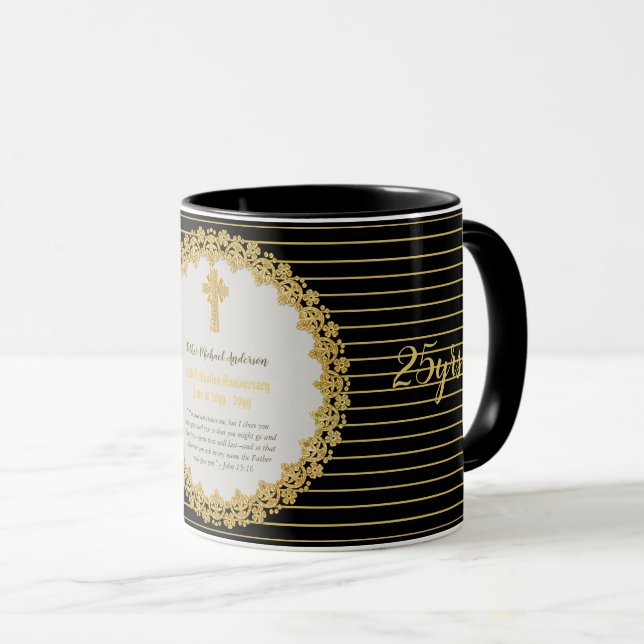 Taza BOMG del aniversario de la ordenación - CUALQUIER  (Anverso derecho)