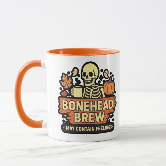 Taza Bonehead Brew – Puede Contener Sentimientos – Dive (Izquierda)