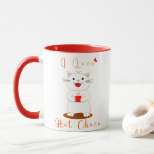 Taza Bonita Me encanta el chocolate caliente