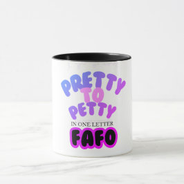 Taza Bonito a Petty en una carta FAFO
