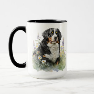TAZA BONITO COLOR DE AGUA BERNÉS MONTAÑA PERRO