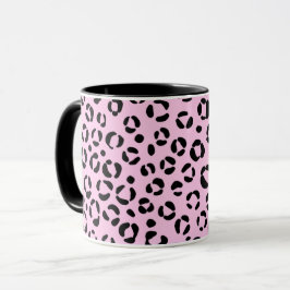 Taza Bonito en la impresión de animales rosados