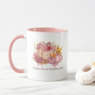 Taza Bonito en rosa otoñal: Whimsy y Spice