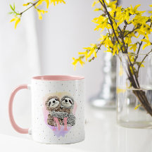 Bonito Monograma acuarela Nombre abrazos de esloga