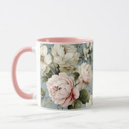 Taza Bonito Shabby Chic Flower Floral