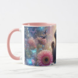 Taza Bonito Tapón Floral Rosa