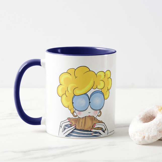Taza Bonjour mug (Con donut)