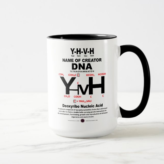 Taza Bono químico YHVH-DNA (Derecha)