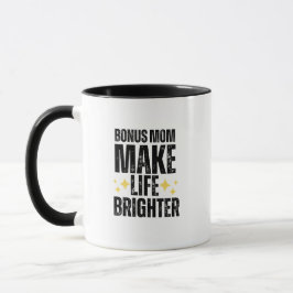 Taza Bonus Mom giftful Design Typography