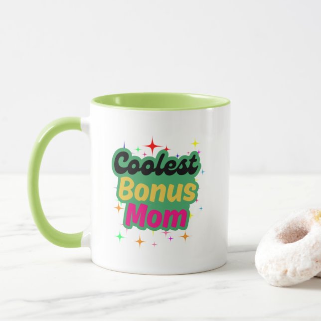 Taza Bonus Mom giftful Design Typography (Con donut)