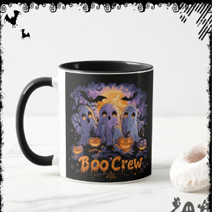 Taza Boo Crew Exdiseñador Halloween