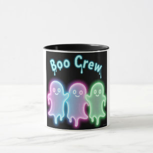 Taza Boo Crew Neon Ghosts Halloween Mug