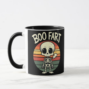 Taza Boo fart Funny Spooky Pastel Ghost Gótico Retro