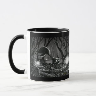 Taza Boo Kitty persigue a una peluca de hadas