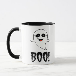 Taza ¡Boo! Pequeña Halloween De Lucas Retro Classic