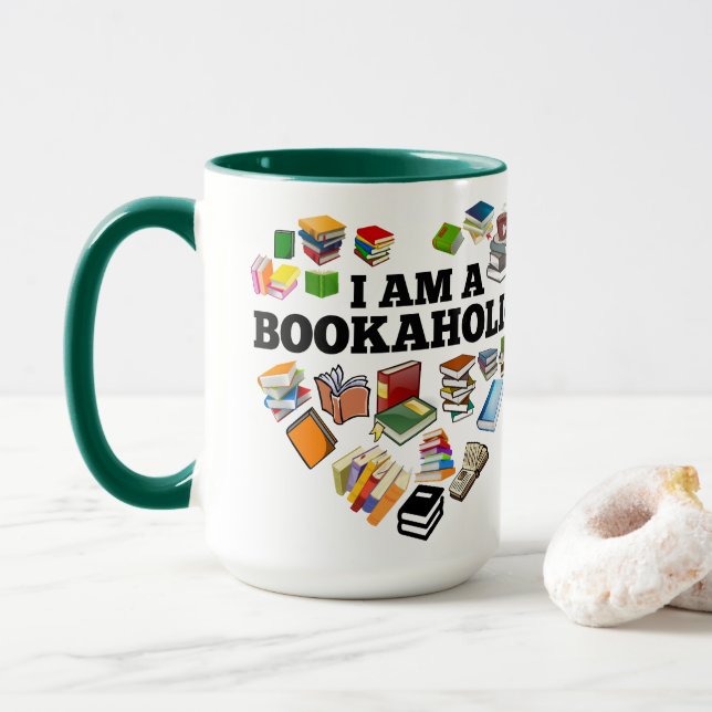 Taza Bookaholic Mug (Con donut)