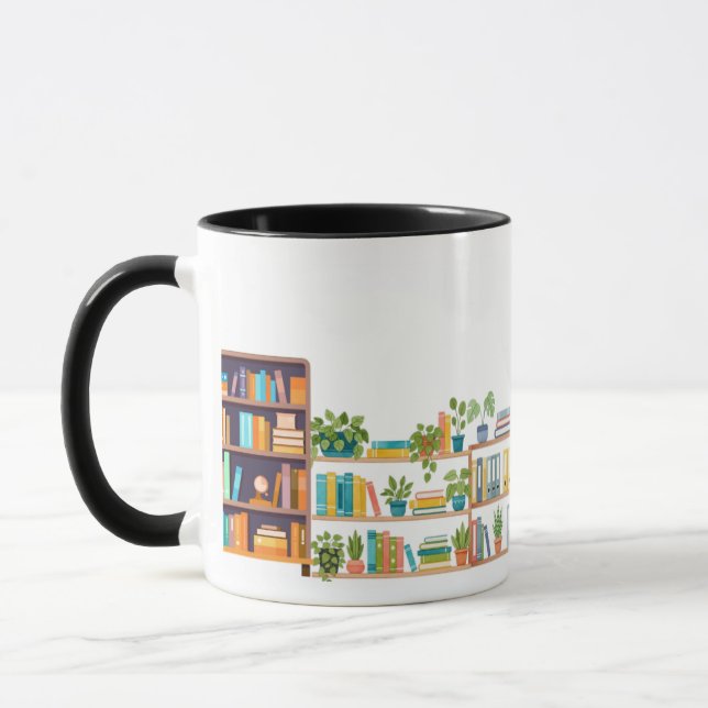 Taza Books and Shelves - for a Principal (Izquierda)