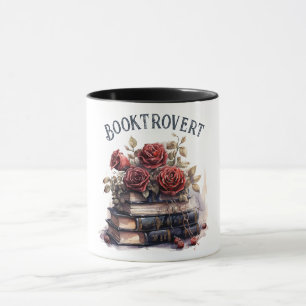 Taza Booktrovert, Book Lover
