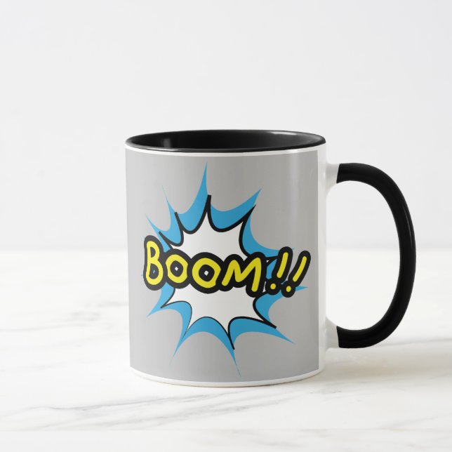 Taza Boom Comic Book Design (Derecha)