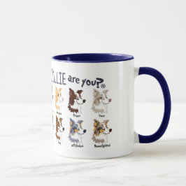 Taza Border Collie colors - Mug