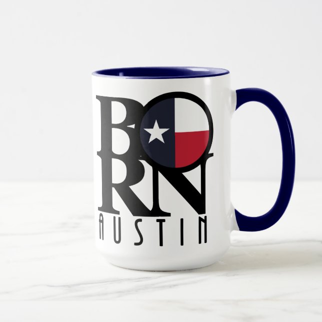 Taza BORN Austin Texas 15oz (Derecha)