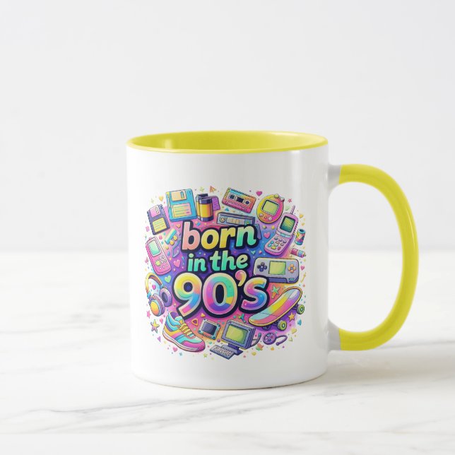 Taza Born In The 90's (Derecha)
