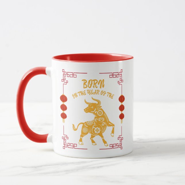 Taza Born in the Year of the Ox (Izquierda)