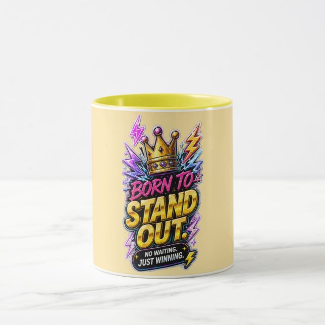 Taza Born to Stand Out (Centro)