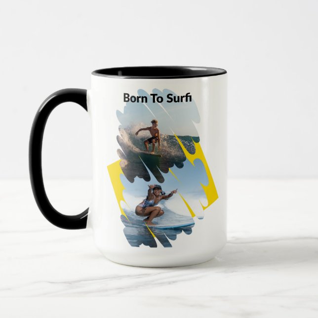 Taza Born to Surf Tea Mug (Izquierda)