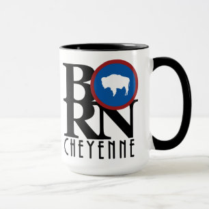 Taza BORNN Cheyenne wyoming 15oz