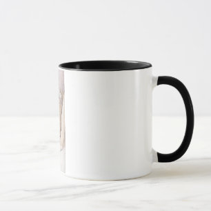 Taza Borzoi de la "justicia"/taza rusa del arte del