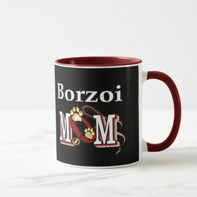 Taza Borzoi Dog MOM (Derecha)