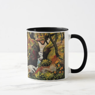 Taza Bosque arroyo de August Macke Expresionismo vintag
