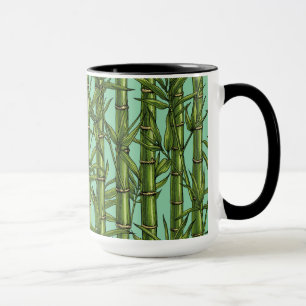 Taza Bosque de bambú en azul claro