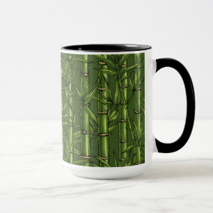 Taza Bosque de bambú en verde
