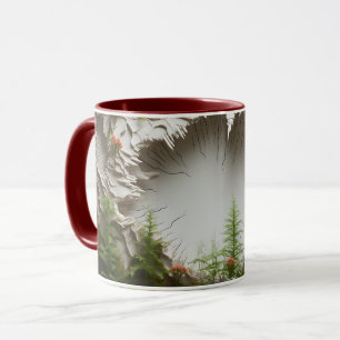 Taza Bosque de hongos encantados Café de cerámica Mug ☕